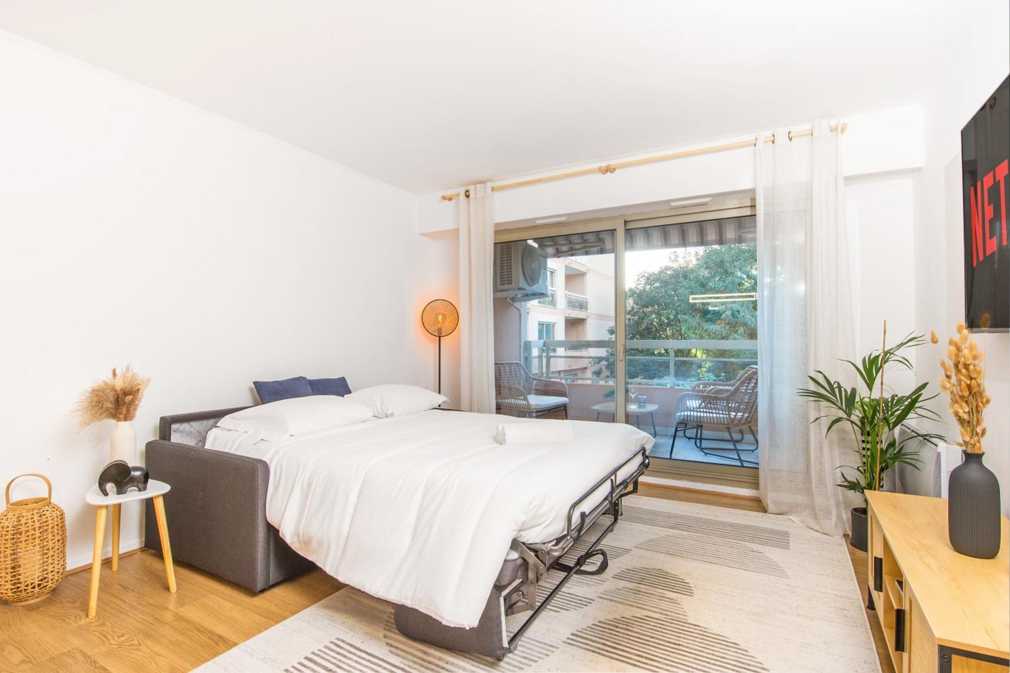 Appartement Renove - Terrasse - Parking - Bm Nice Eksteriør bilde