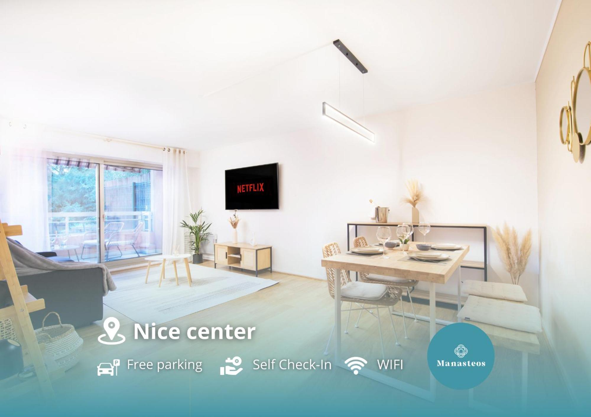 Appartement Renove - Terrasse - Parking - Bm Nice Eksteriør bilde
